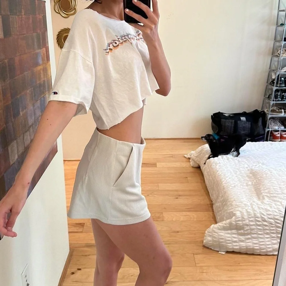 lululemon athletica White Athletic Shorts